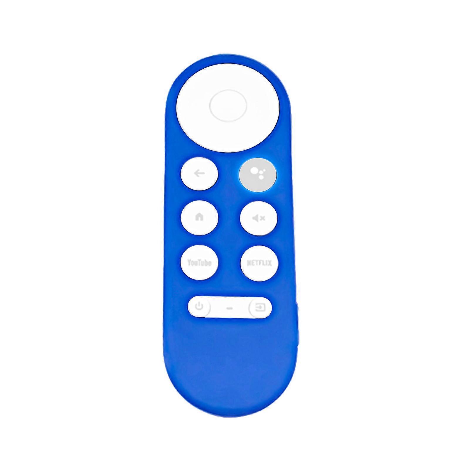 TV Remote Control Protective Case For Google Chromecast 2021 Voice Remote Shockproof Holder Skin Silicone Case Protective Cover