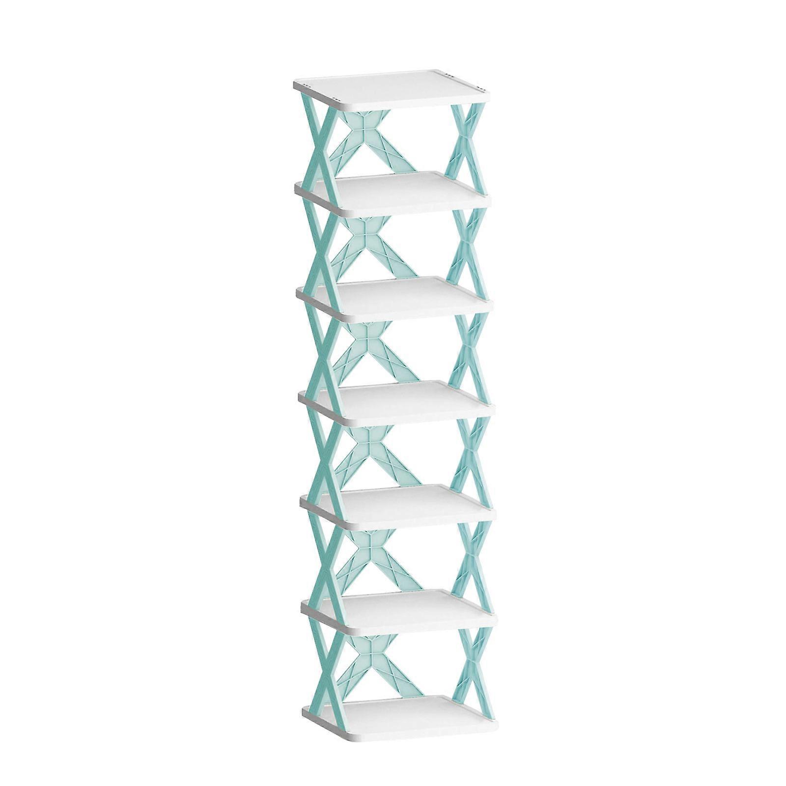 Stackable Shoe Rack Plastic Multi-layer Shoe Organizer Removable Shoes Shelf ,100% New