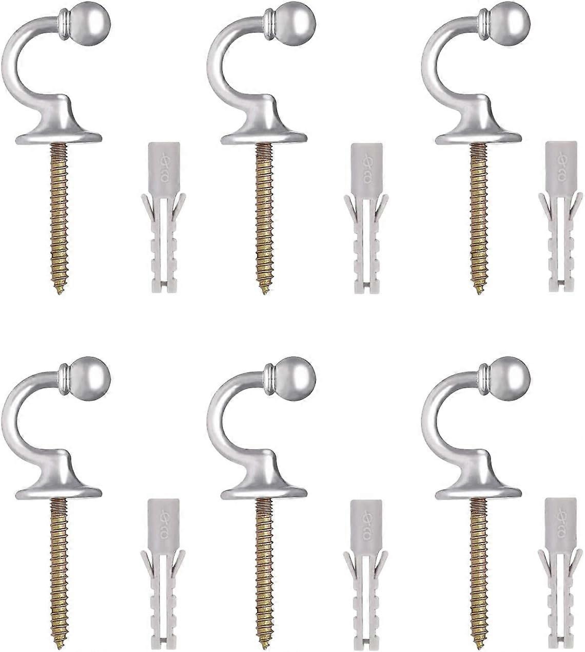 Curtain Hook Curtain Tieback Hooks U Hemispherical Hook Door Hook Wall Hook Coat Rack