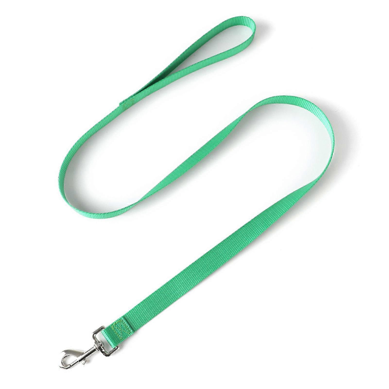 Lightweight Nylon Dog Leash - Portable and Multifunctional Traction Rope for Outdoor Activities (9.8ft, Green)