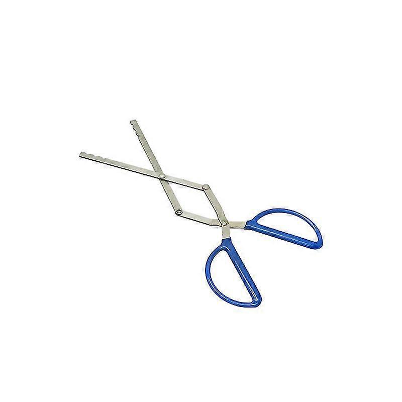 مطلي الحطب القابل للطي سجل ملقط المختطف حفر النار ملقط الفولاذ المقاوم للصدأ الموقد ملقط طويل سجلات ملاقط لنار المخيم في الأماكن المغلقة في الهواء الطلق