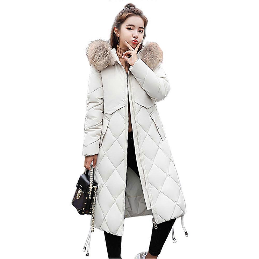 new down jacket women's mid-length padded jacket