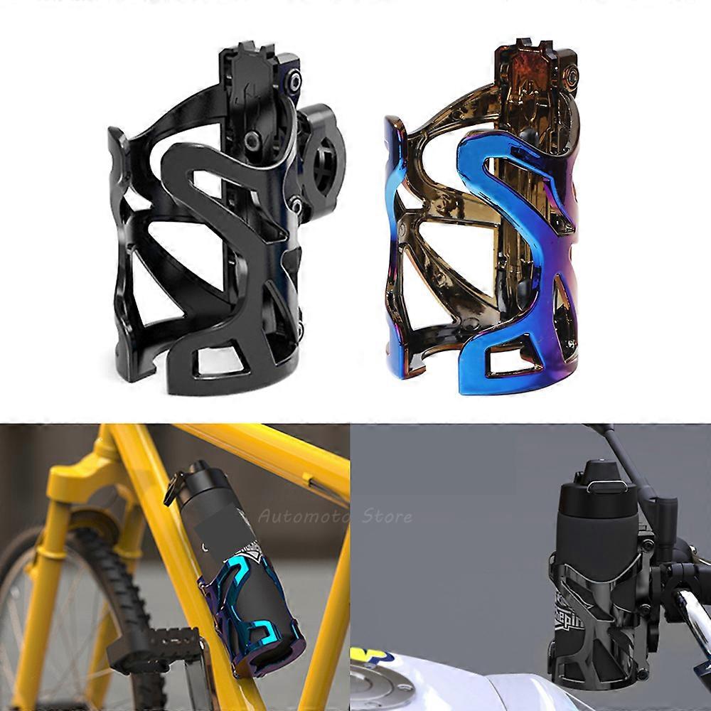 Adjustable Motorcycle Handlebar Cup Motor Vehicle Frame Holder Mount Drink Water Bottle for ATV Motorcycle Bike Drink Cup Motor Vehicle Frame Holder