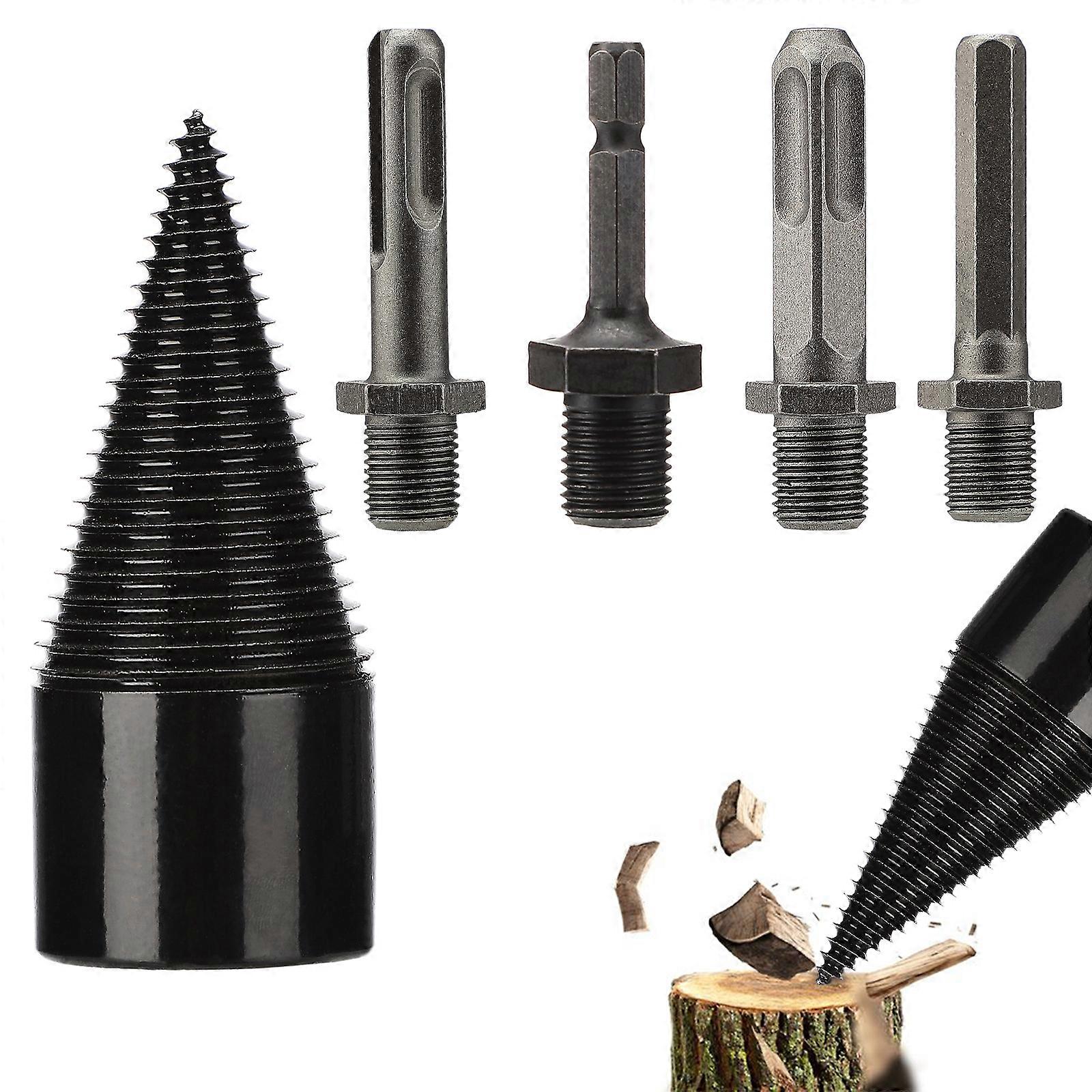 Firewood Drill Bit Set High Hardness Splitting Bit Gardening Supplies Forest Tools