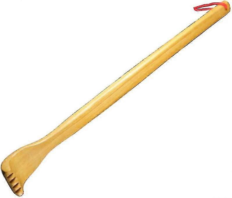 מגרד גב, מגרד גב עץ טיפולי עצמי, ידית ארוכה, מעסה גב