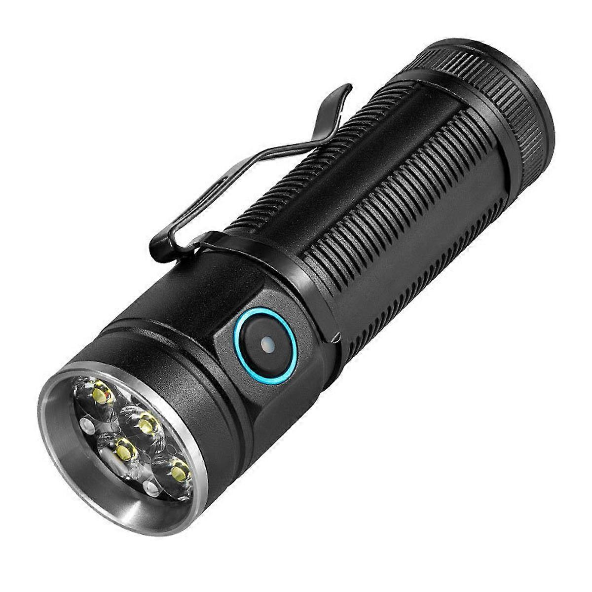 XC03 High Lumens Pocket Flashlight, Rechargeable with 5 Light Modes