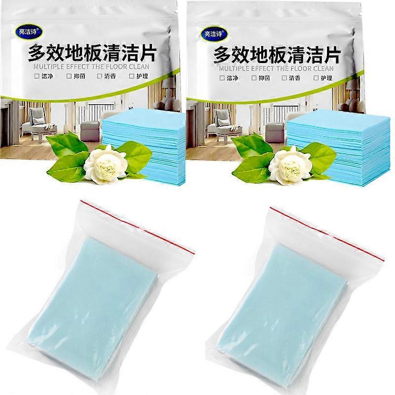 120stk Multi-effekt gulvrensning Rengøring af trægulvfliser til hjemmesoveværelse blå 2024