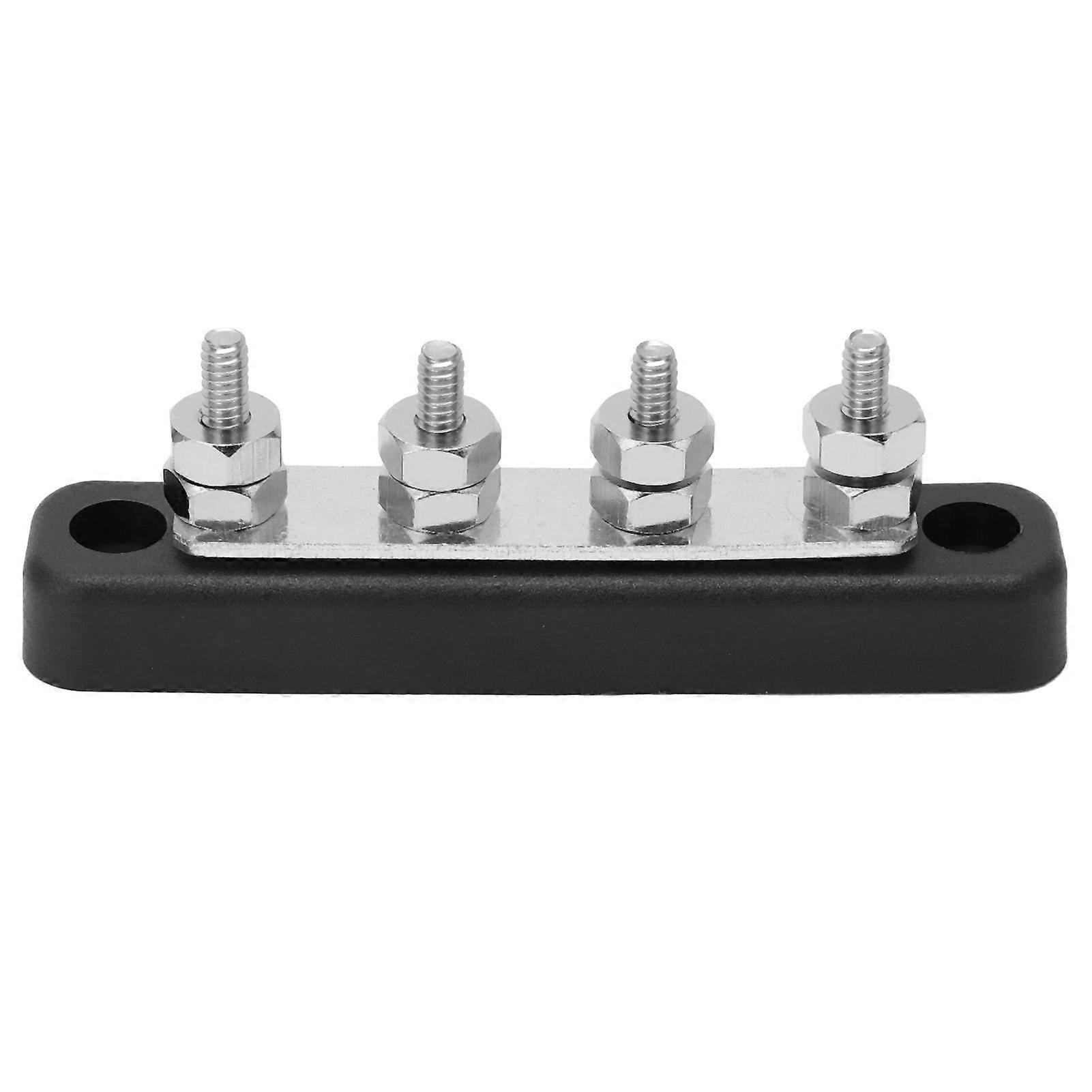 Distribution Block Bus Bar Terminal Flame Retardant Corrosion Protection 150A DC 48V