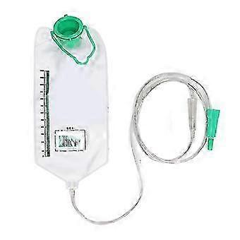 Reusable Enema Bag Kit 1200ml for Home Colon Cleaning with 10 Tube Heads