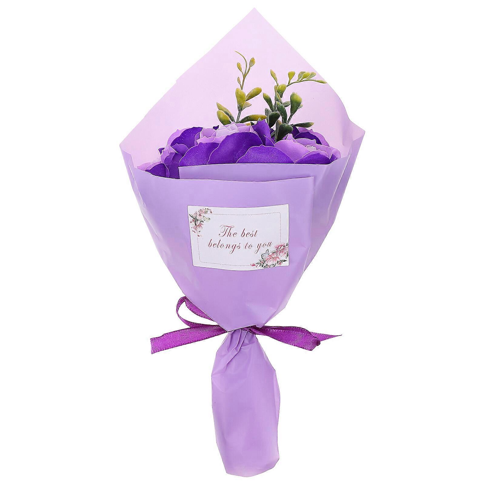 1pc Seifenblumen Schöne Seife Rosenblüten Simulation Rosenblumen Dekor