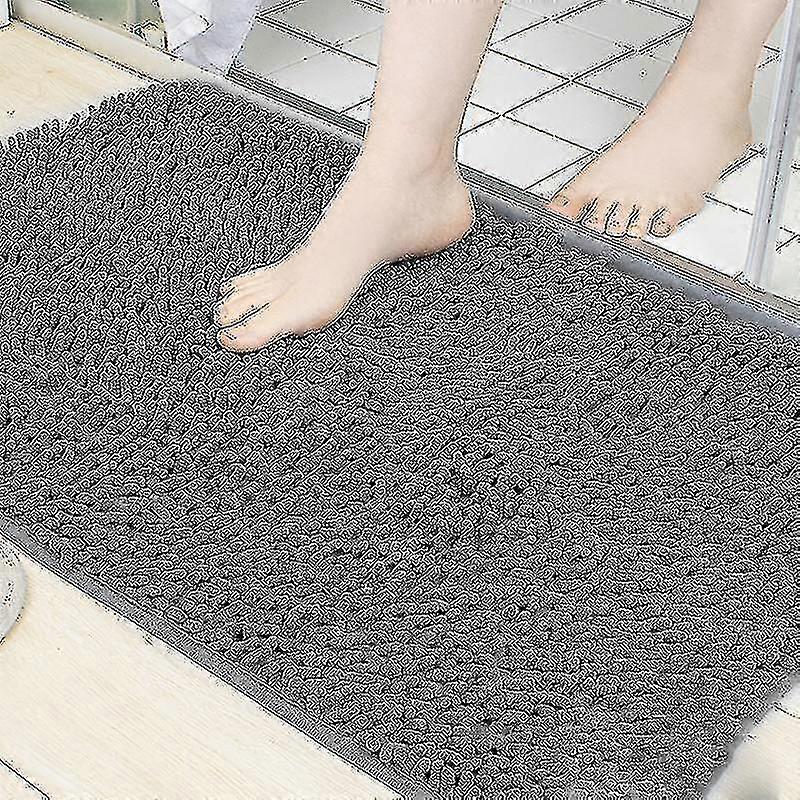 Bath Mat Soft Shaggy And Comcompatible Withtable Absorbent And Thick Non-slip