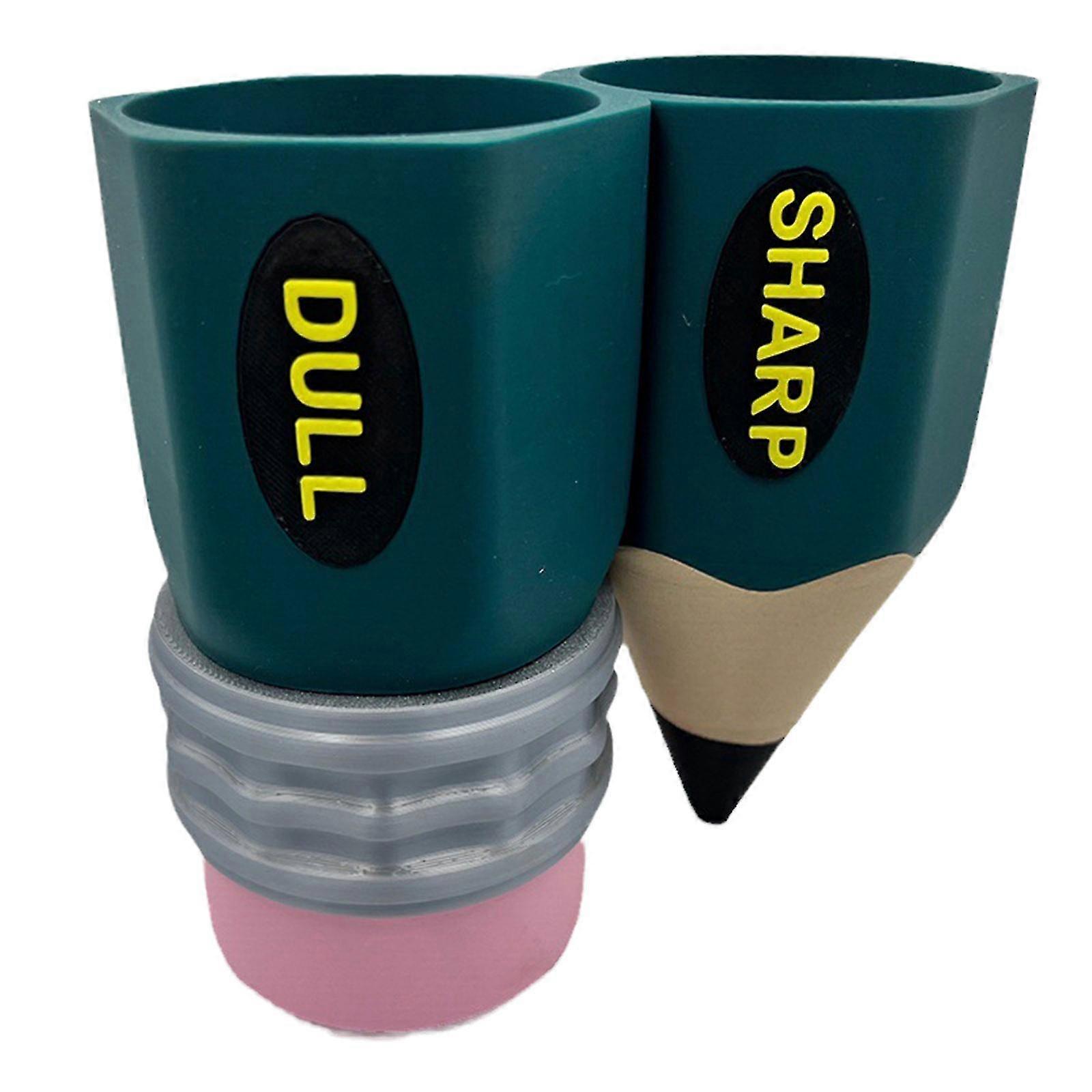 New Upgraded  Personalized Pencil holder for primary school teachers desk sharp dull
