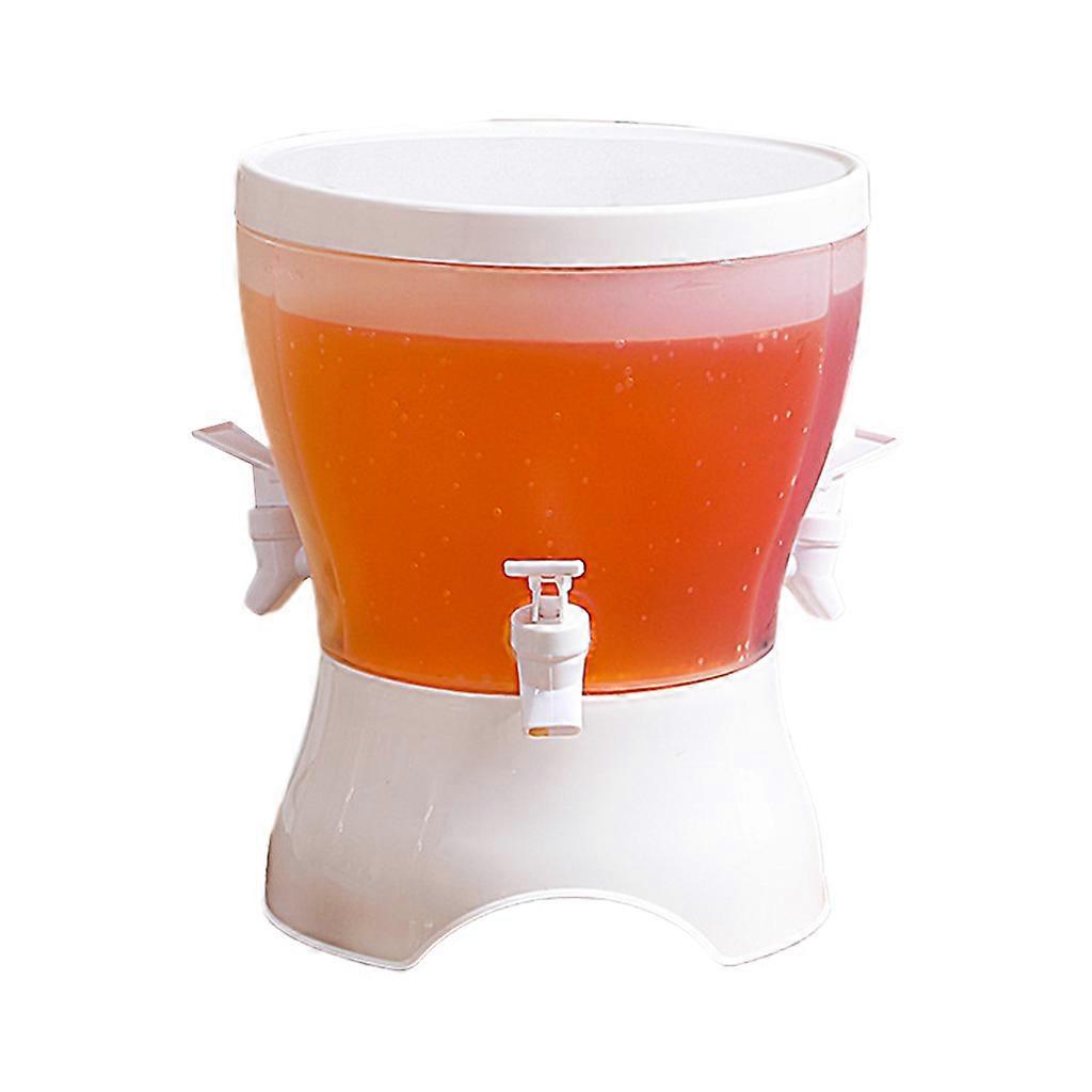 Large Capacity Fruit Kettle Beverage Dispenser Cold Kettle with Faucet Plastic