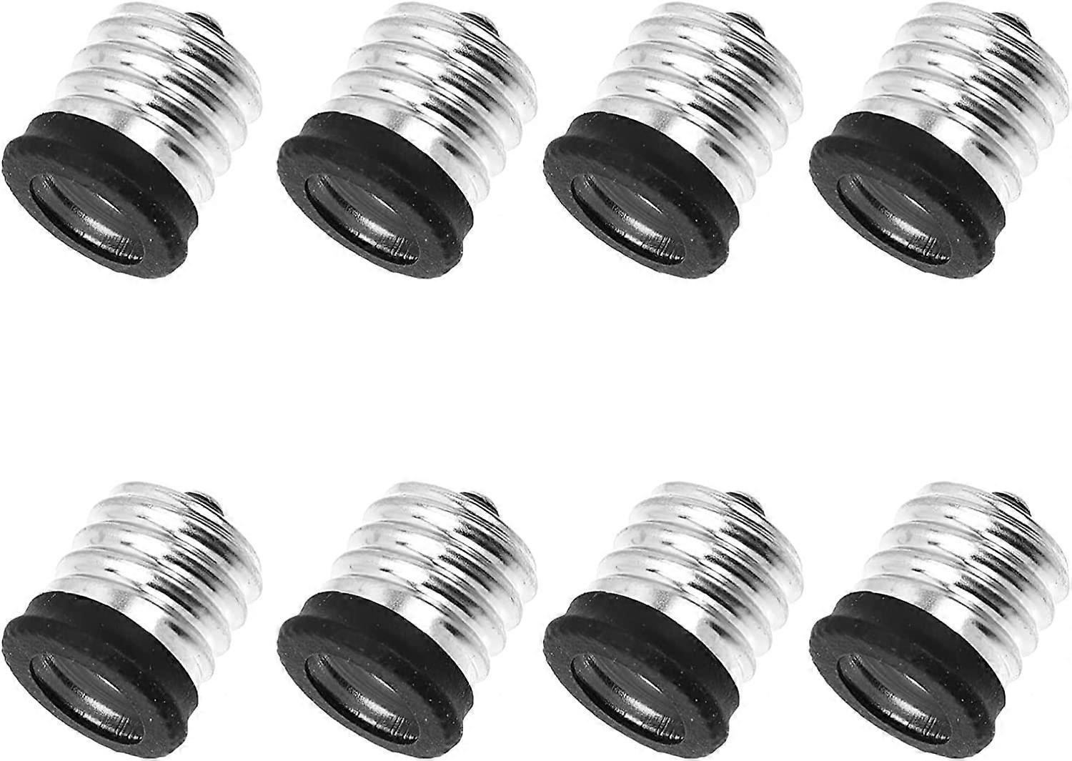 LED Light Adapter- 8 PCS Lamp Holder Converters Bulb Base Adapter Bulb Holder Accessory (E17 to E14)