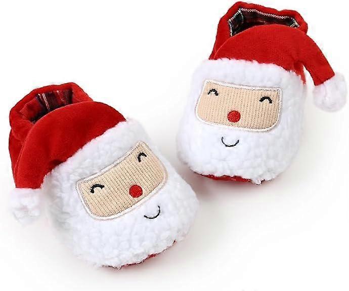 Baby Booties Cozy Fleece Slippers Soft Baby Shoes With Gripper Soles