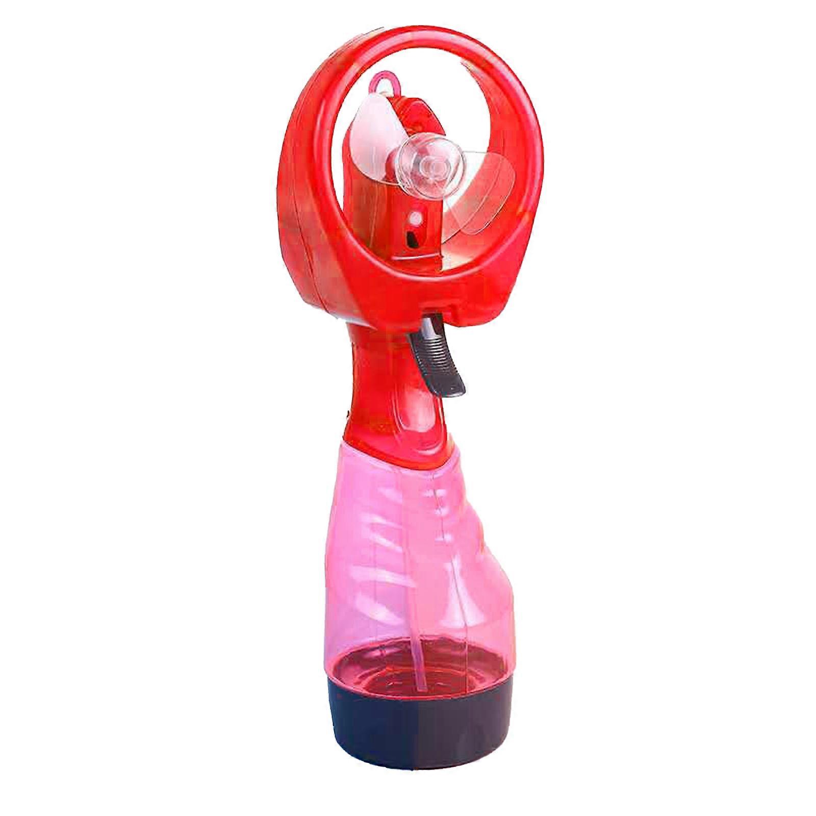 New Upgraded Fan Fogger Humidifier Cooling Portable Compact Colored Battery Water Misting Fan Portable Handheld Spray Fans Battery Operated