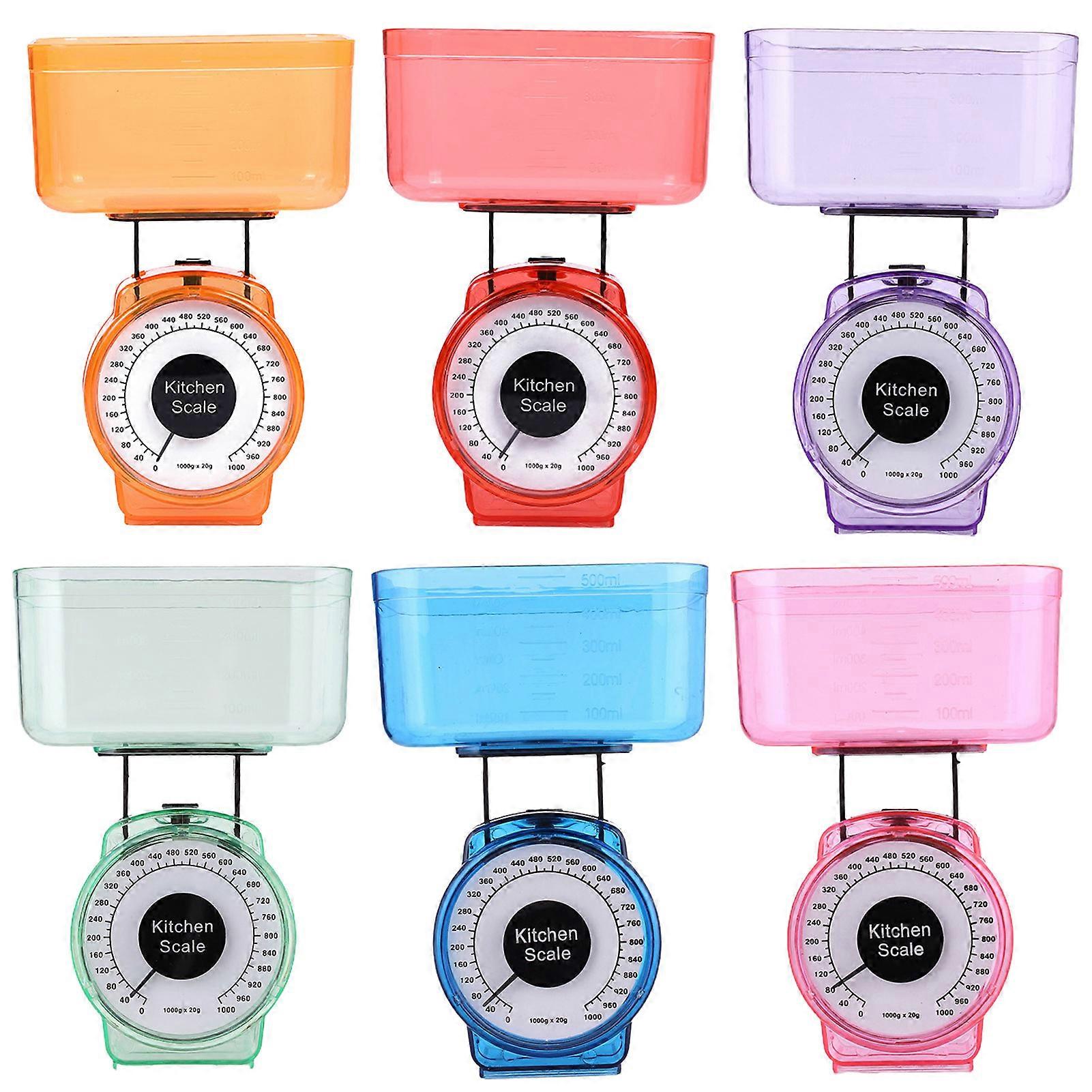 Kitchen Scale Clear Scale High Precision Long Pointer Read Easily Strong Bearing 1kg Mechanical Scale Restaurant Supply QingHai