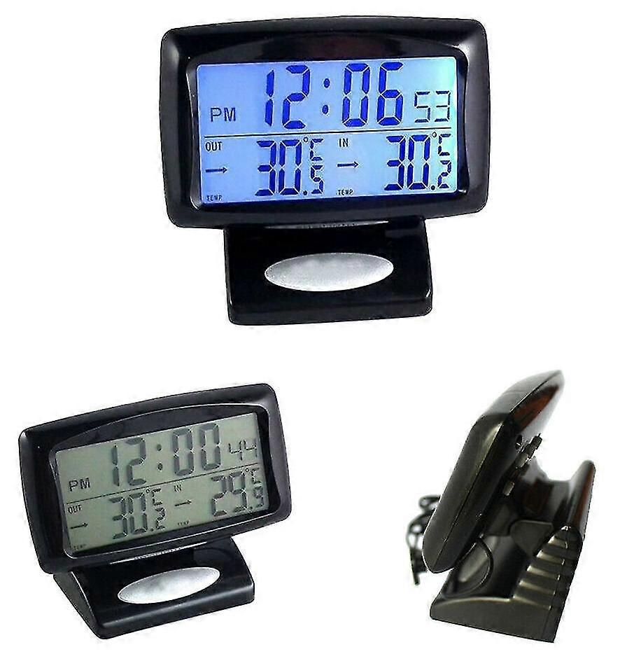 Car Electronic Clock Thermometer Smart Instrument Digital 2 In 1