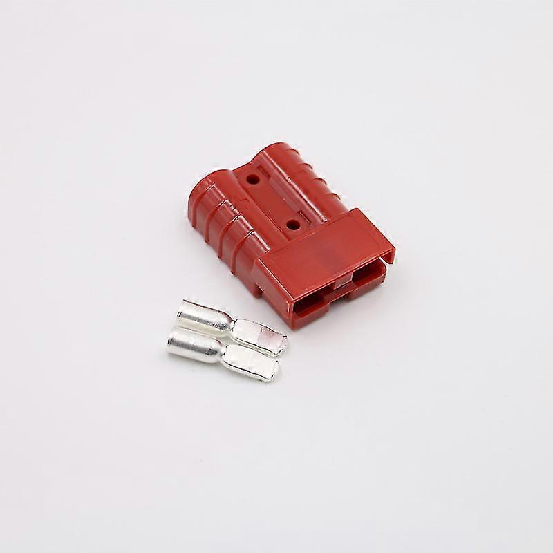 Plug, Cable Terminal Battery Power Connector Quick Connect Disconnect (2pcs, Red)
