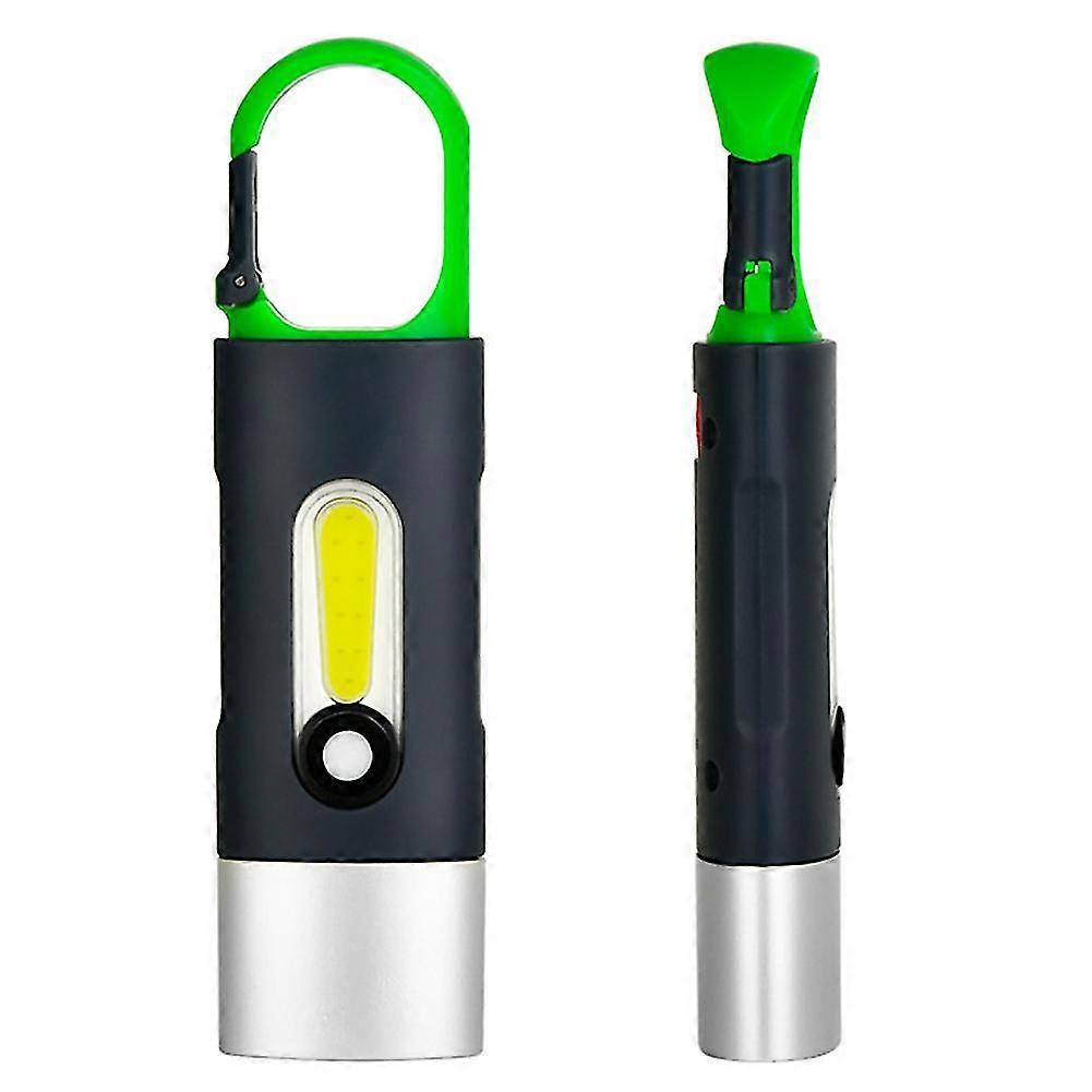 Led Flashlight Bright 4 Gear Type-c Usb Rechargeable For Travel Hiking Adventure Emergency Portable Cob Multifunctional Lamp