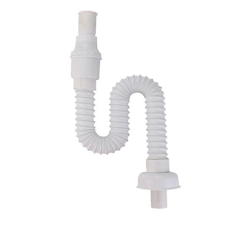 Water Drain Hose, Sink Trap plus 4 Hose Clamps Suitable for Dishwasher Basins and Sinks, Dishwasher Drain Hose Uses Extendable Design (42cm-80cm)