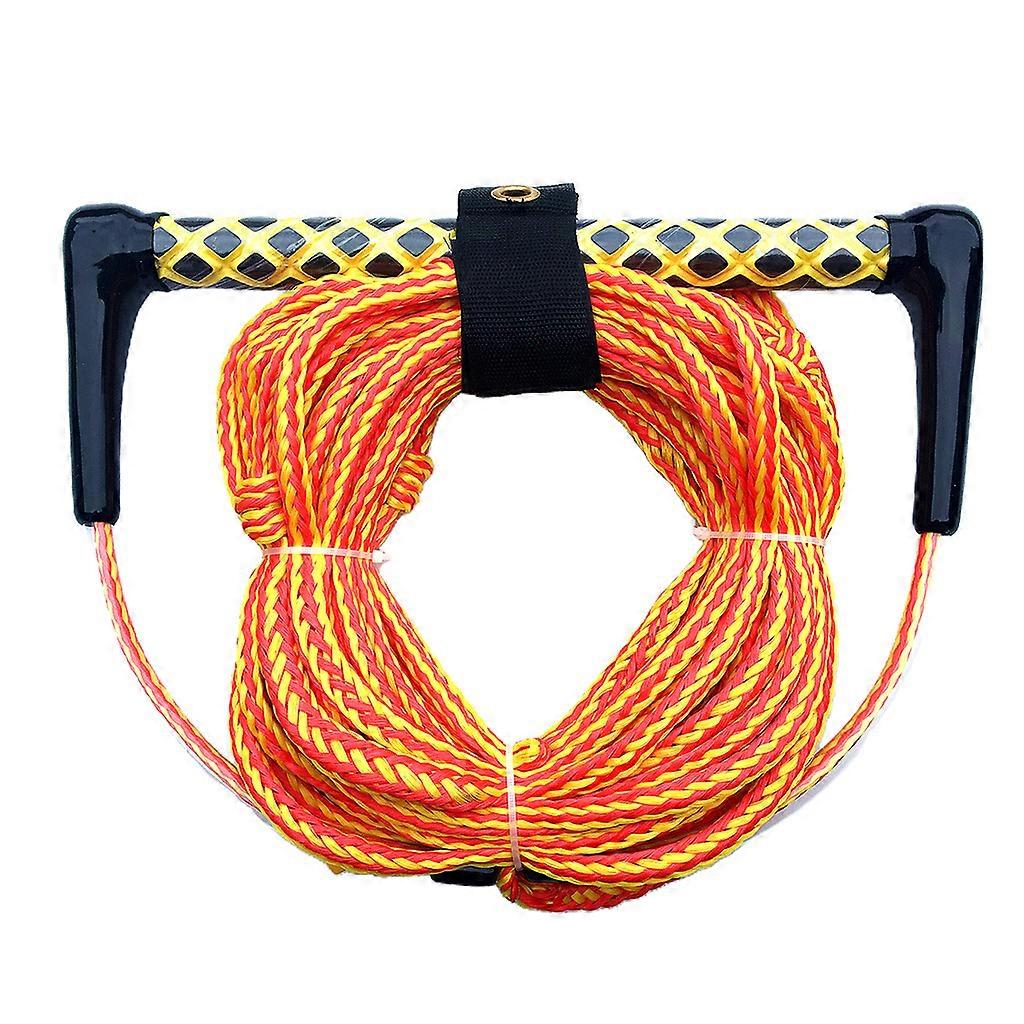 Water Ski Wakeboard Kneeboard Rope for Boating 3-Section Watersports Rope Safety Surfing Tow Line Leash Cord With Floating Handl