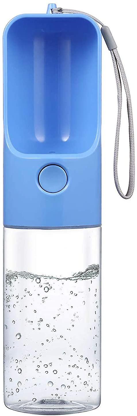 Dog Water Bottle 450ml, Outdoor Drinking Bowl Bottle