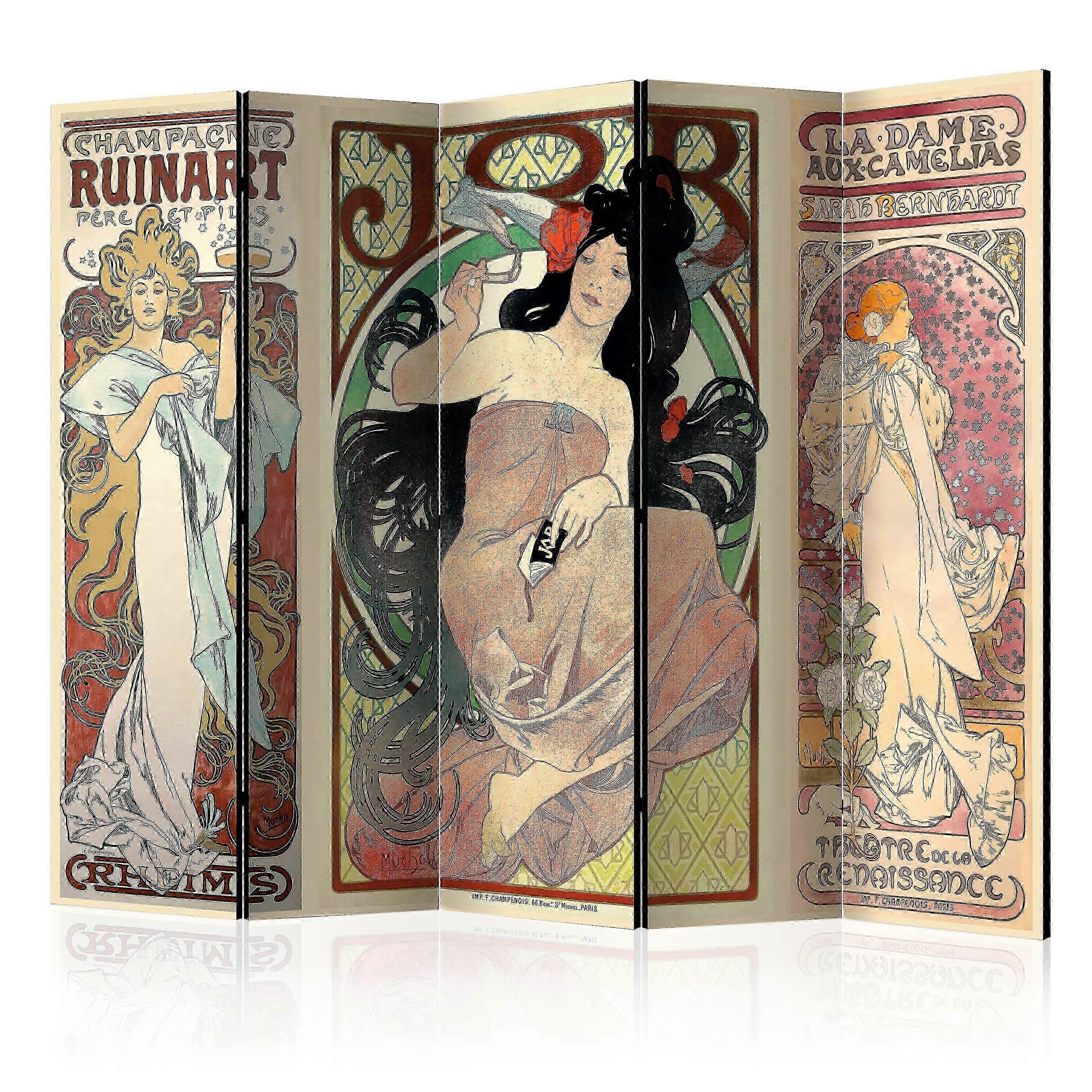 Scheidingswand - Alphonse Mucha. II Dames