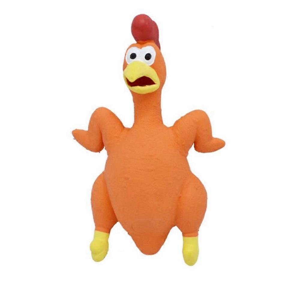 Interactive Turkey Latex Squeaky Chew Toy for Medium & Large Dogs