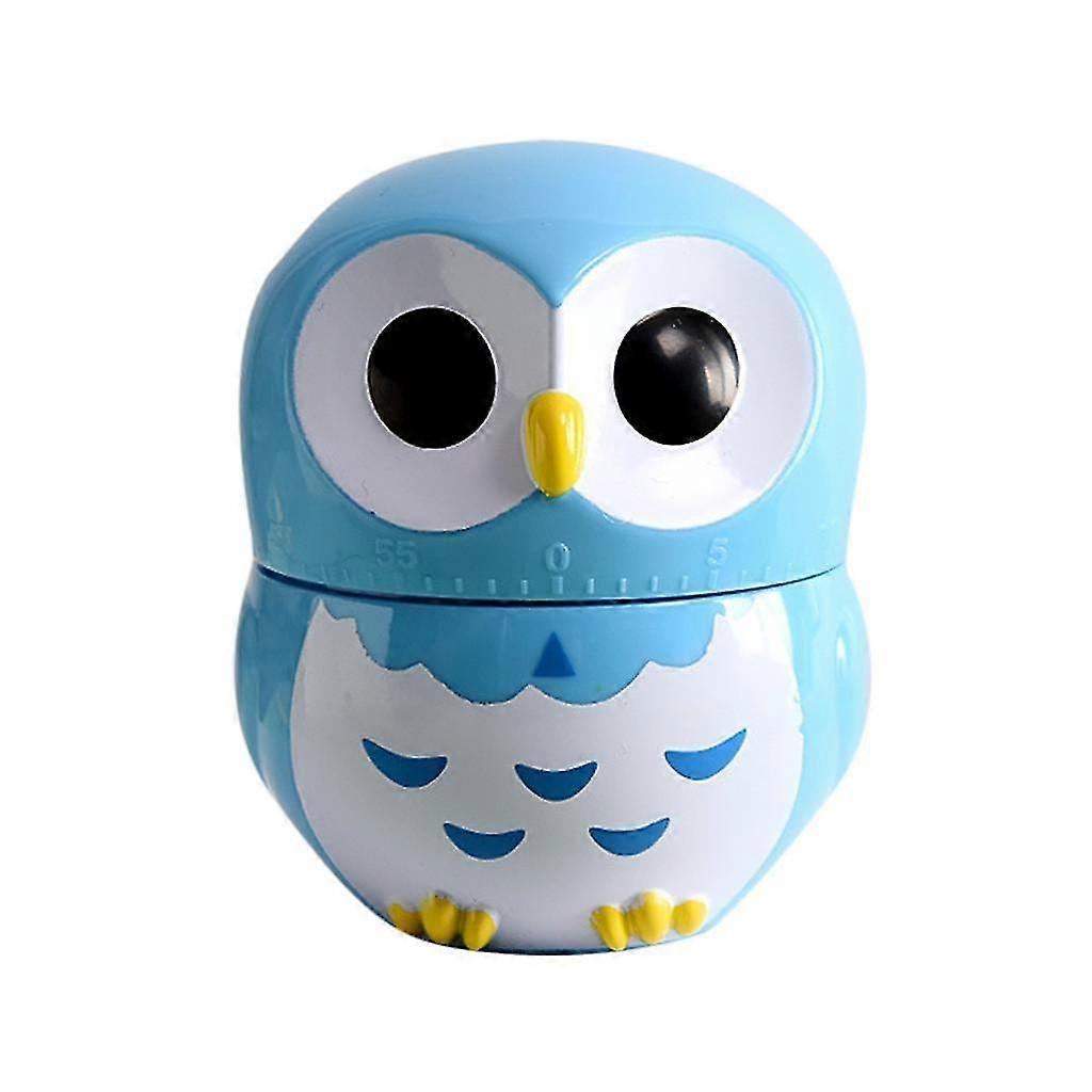 55 minutes kitchen timer alarm mechanical owl shaped timer
