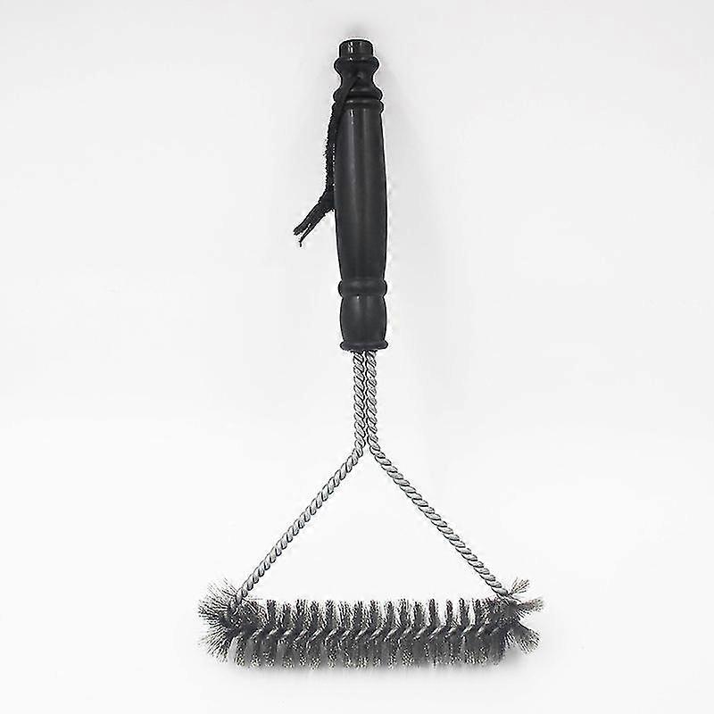 Triangular Bbq Grill Cleaning Brush 12" Steel Wire Brush