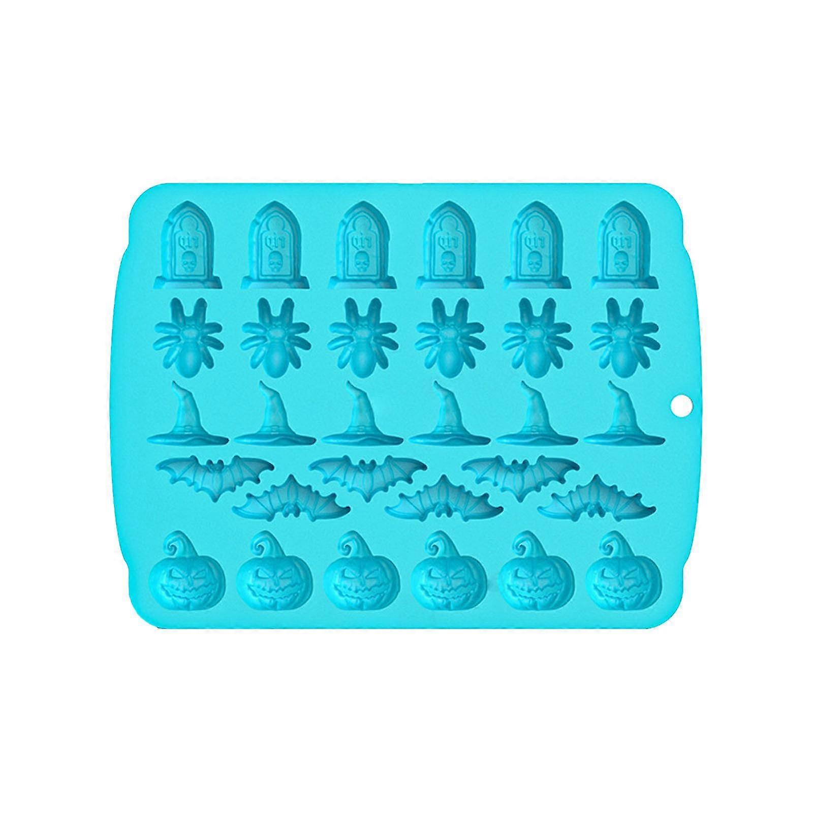 Pudding Moulds Ice Cube Molds Cake Chocolate Mould 4 Colors For Halloween