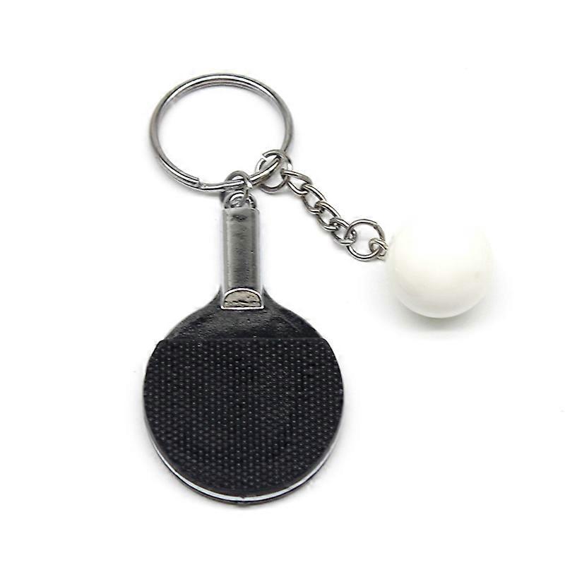 Sport Ping Pong Table Tennis Ball Badminton Bowling Ball Keychain Key Chain Keyring Key Ring Souvenir Gift Ornament For Men Women