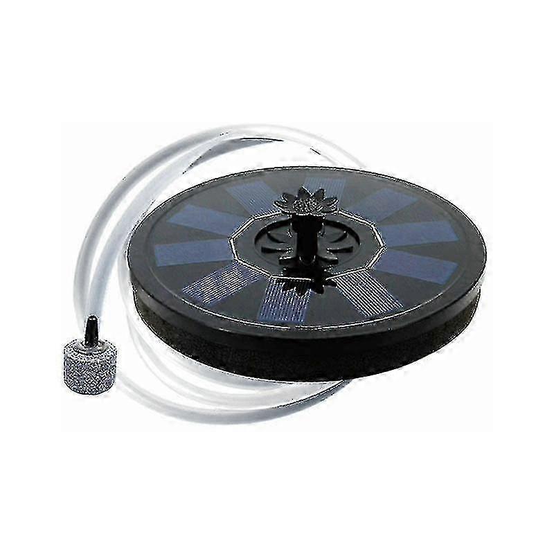 Solar Pond Aerator Oxygen Floating Pump With Air Hose And Stone Bubbles Floating Water Oxygenator 5V