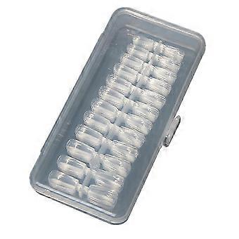 Nep Nagel Tips, Lange Faux Nagels, Heldere Abs Geen Kreuk Nep Nagel Extensions, Vierkante, Ronde En Amandel Vormen-Kort Ovaal