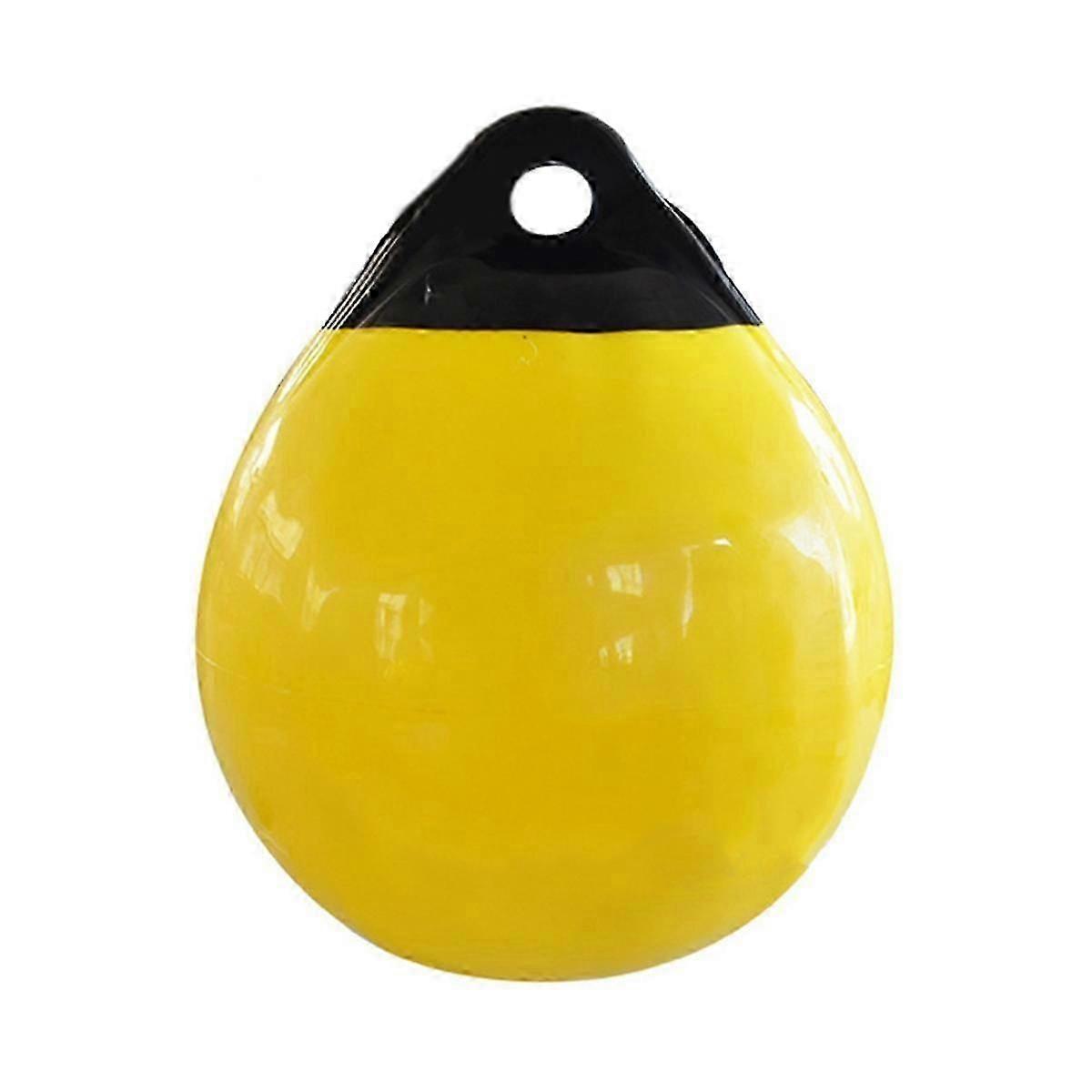 الثقيلة PVC قارب المصدات الكرة جولة مرساة عوامة قفص الاتهام الوفير الكرة نفخ حماية البحرية رباط العوامة الأصفر