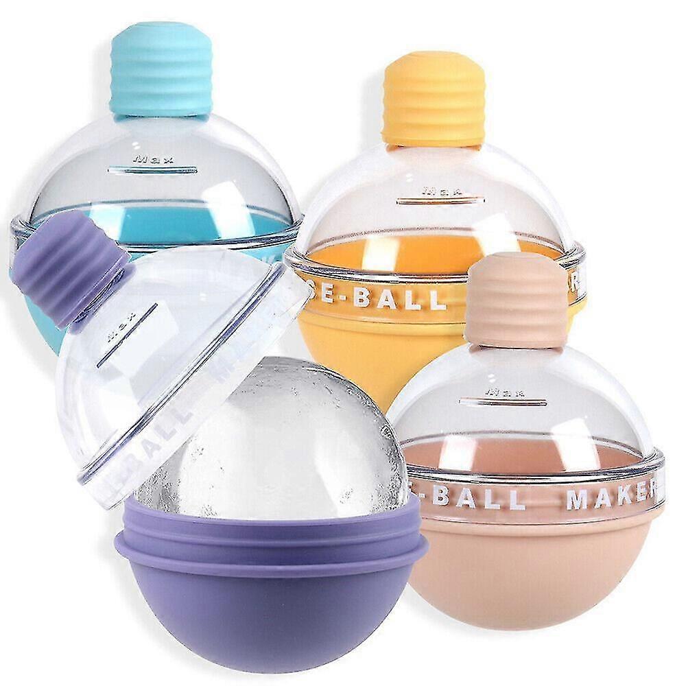 Silicone Ice Ball Tray Sphere Mold Bartender Non Stick