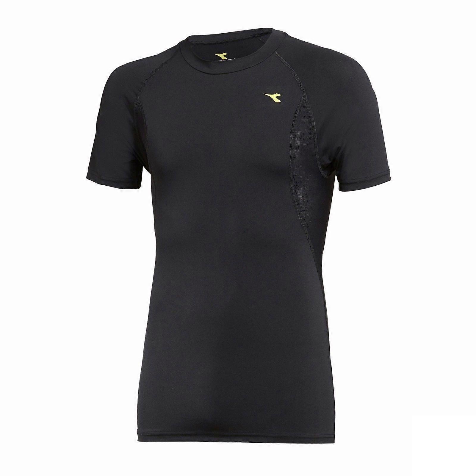 Diadora Boys Compression Short Sleeve Tee Top T Shirt Boys Thermal Kids