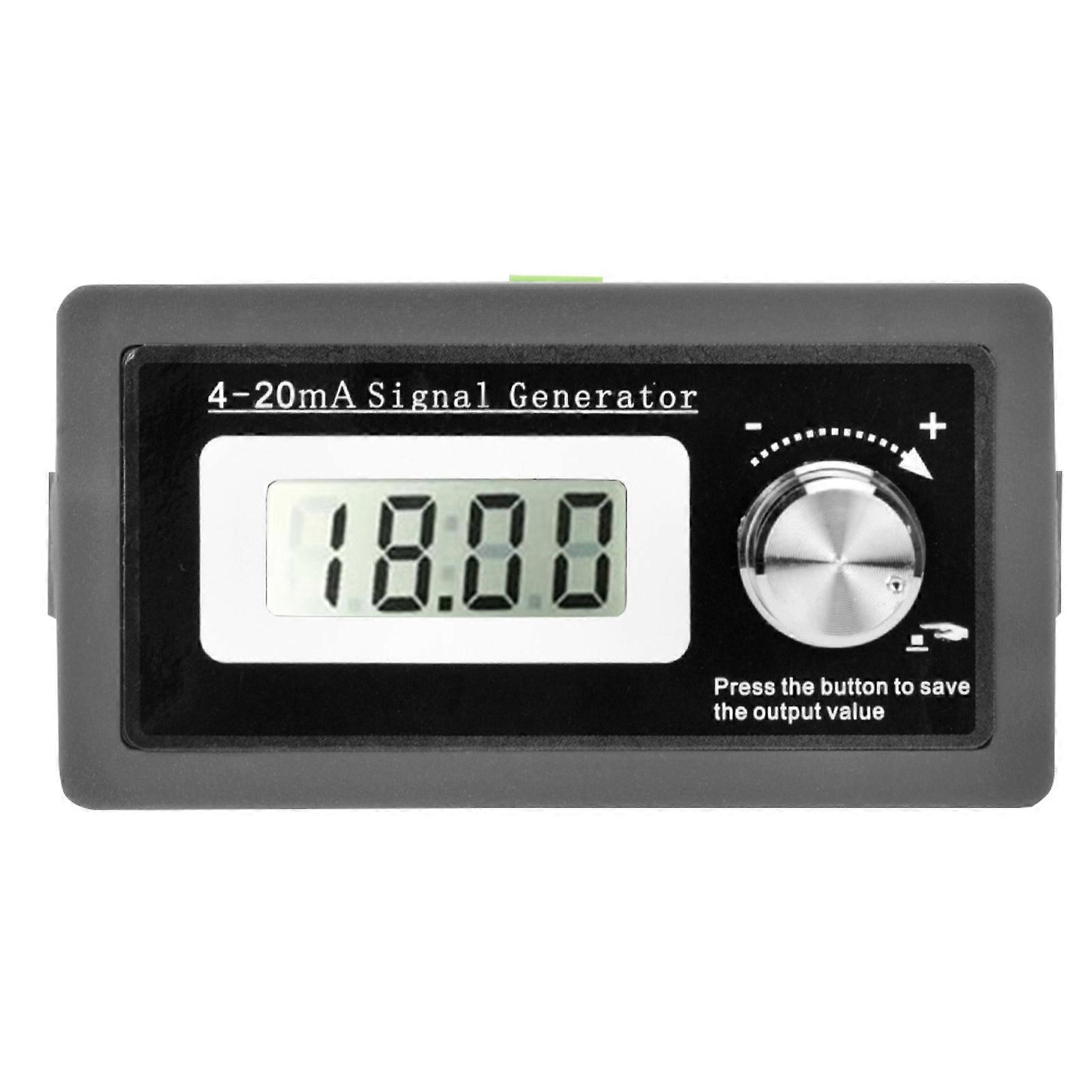 High Accuracy 4-20mA Current Loop Signal Generator, LCD Display, Adjustable Output, Two Wire Transducer Tester