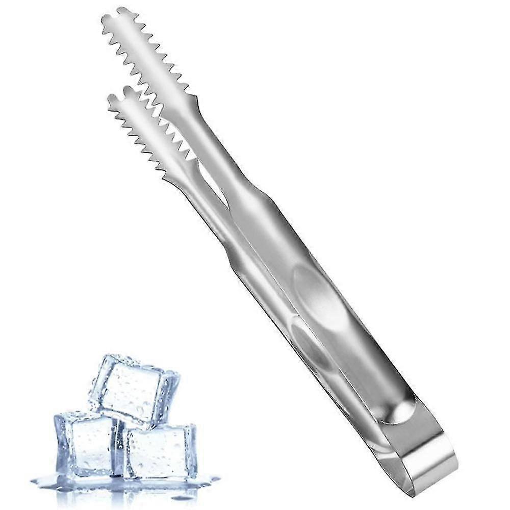Stainless Steel Ice Cube Tongs, Ice Serving Tongs For Cotails Whiskeys