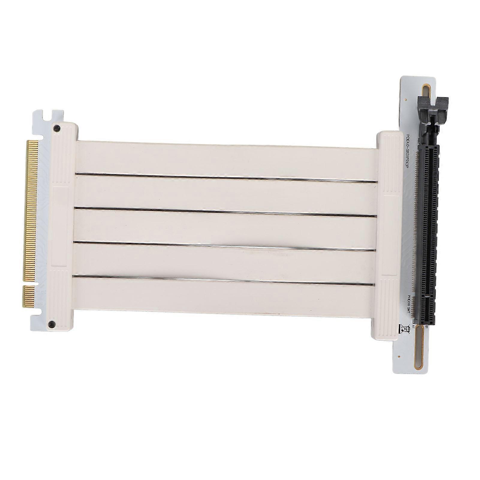 PCIE 4.0 X16 Riser Cable 90 Degree Extension Cable High Speed Vertical Mount Gaming Riser Cable