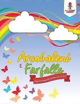 Arcobaleni E Farfalle Ragazze Disegni Da Colorare Libro 3 Anni