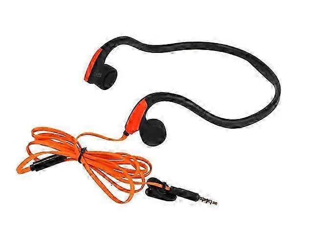 سماعات أذن سلكية للتوصيل العظمي 3.5 مللي متر سماعات رأس ستيريو مفتوحة الأذن تعمل بميكروفون تقليل الضوضاء لا تحمي طبلة الأذن للأطفال