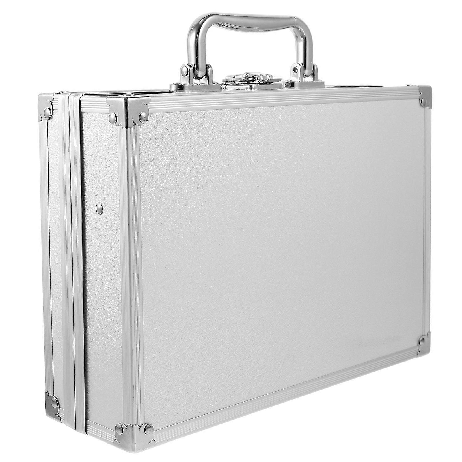 Handheld Storage Container Multi-functional Tool Box Aluminium Alloy Briefcase Gadget Storage Box