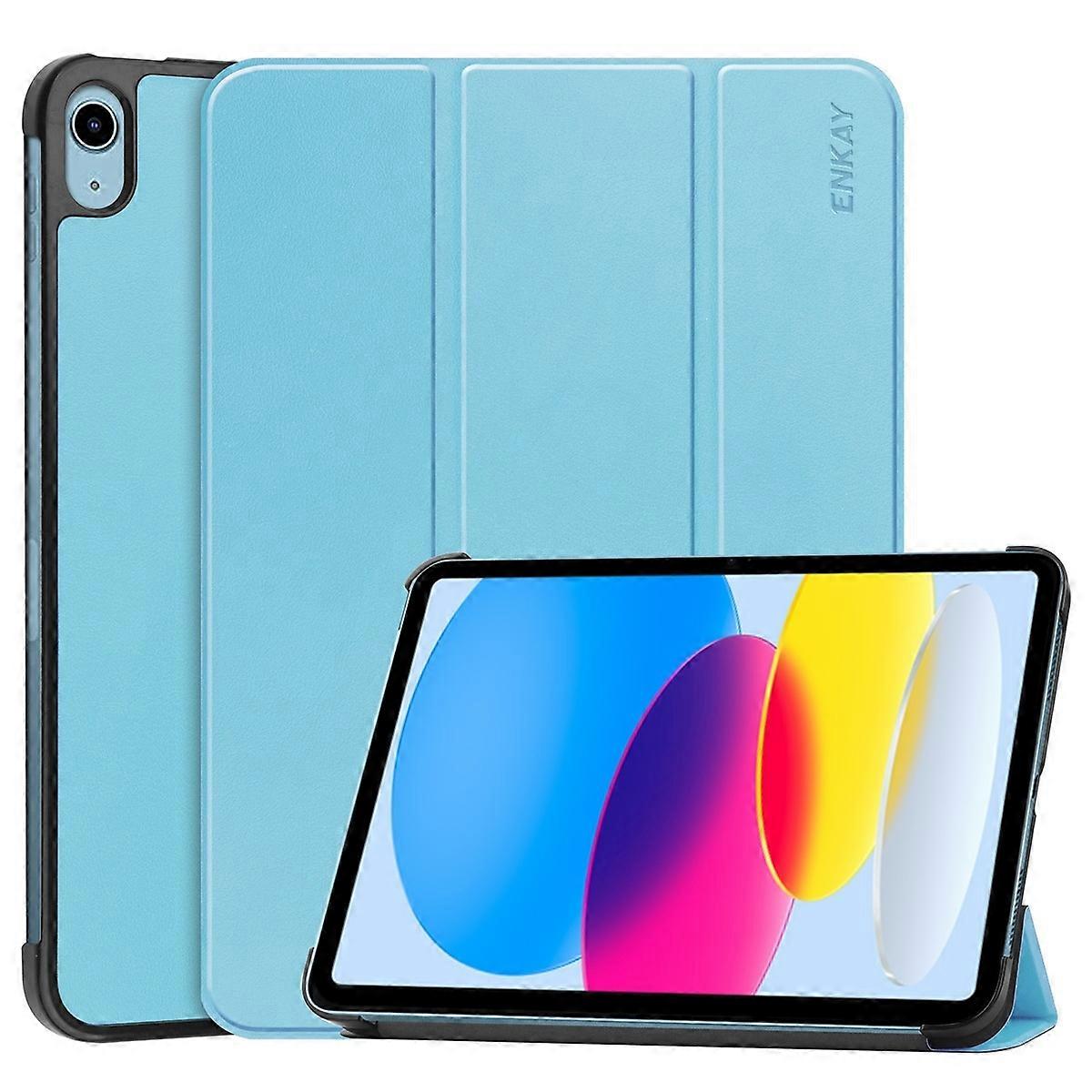 ENKAY PU Leather Stand Case for iPad 10.2 2022 For iPad 10th Gen 10.9 2022