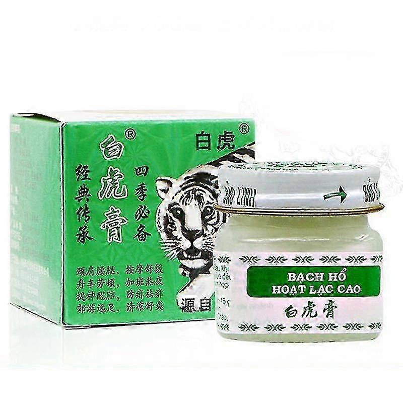 משחת נמר לבן משחה עיסוי קרם לשפשף לאק קאו באך הו 3 צנצנות X15g