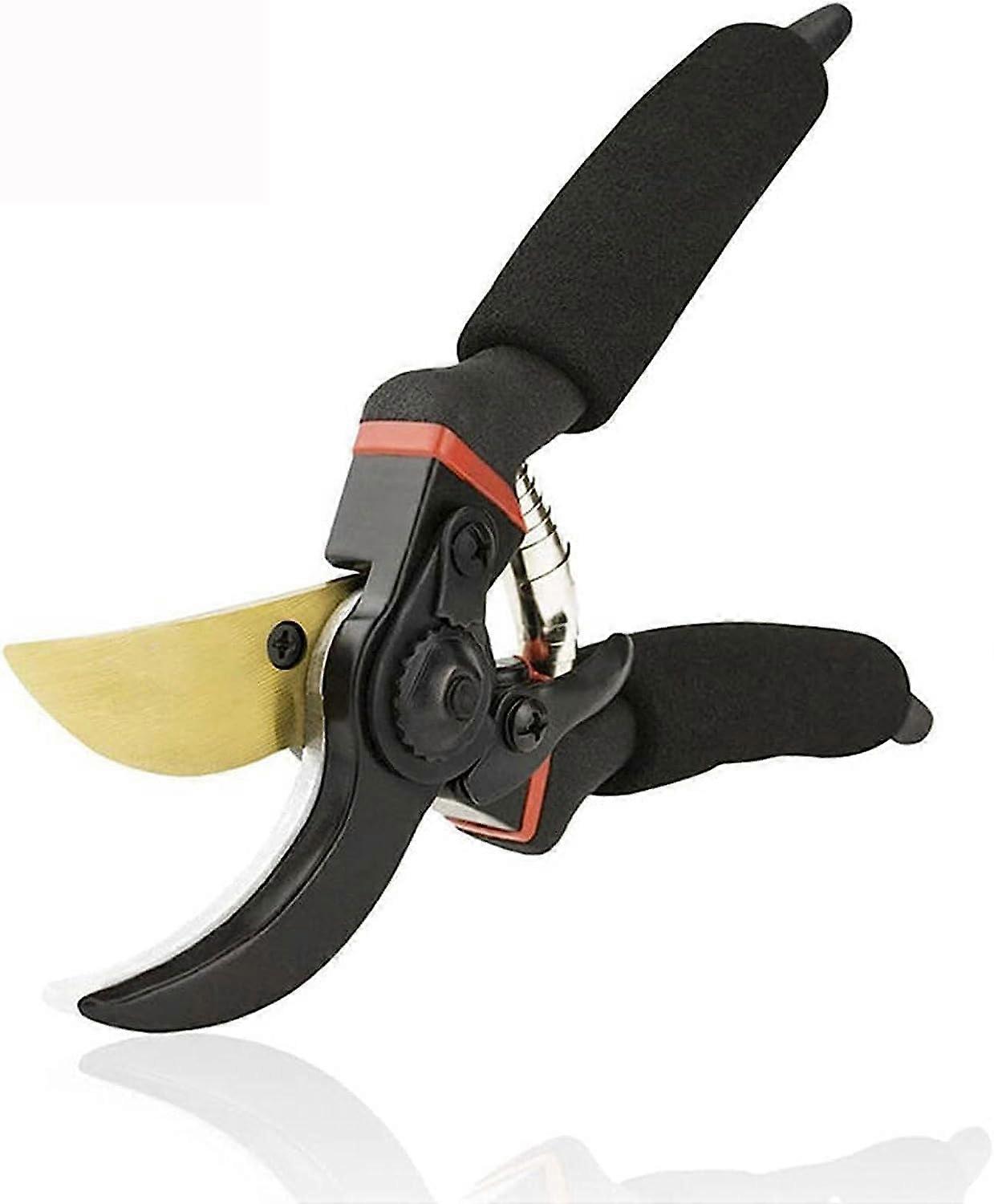 10-Inch Titanium Bypass Pruning Shears - Professional Garden Clippers for Precision Cutting and Ergonomic Comfort