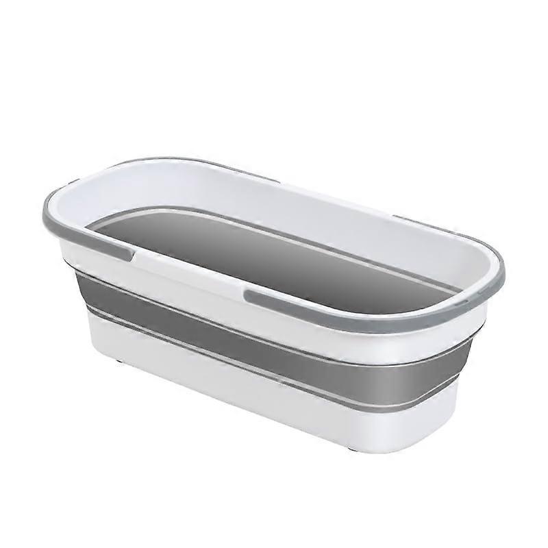 Large Collapsible Mop Bucket with Wheels 18L (4.5 Gallon), for House Cleaning