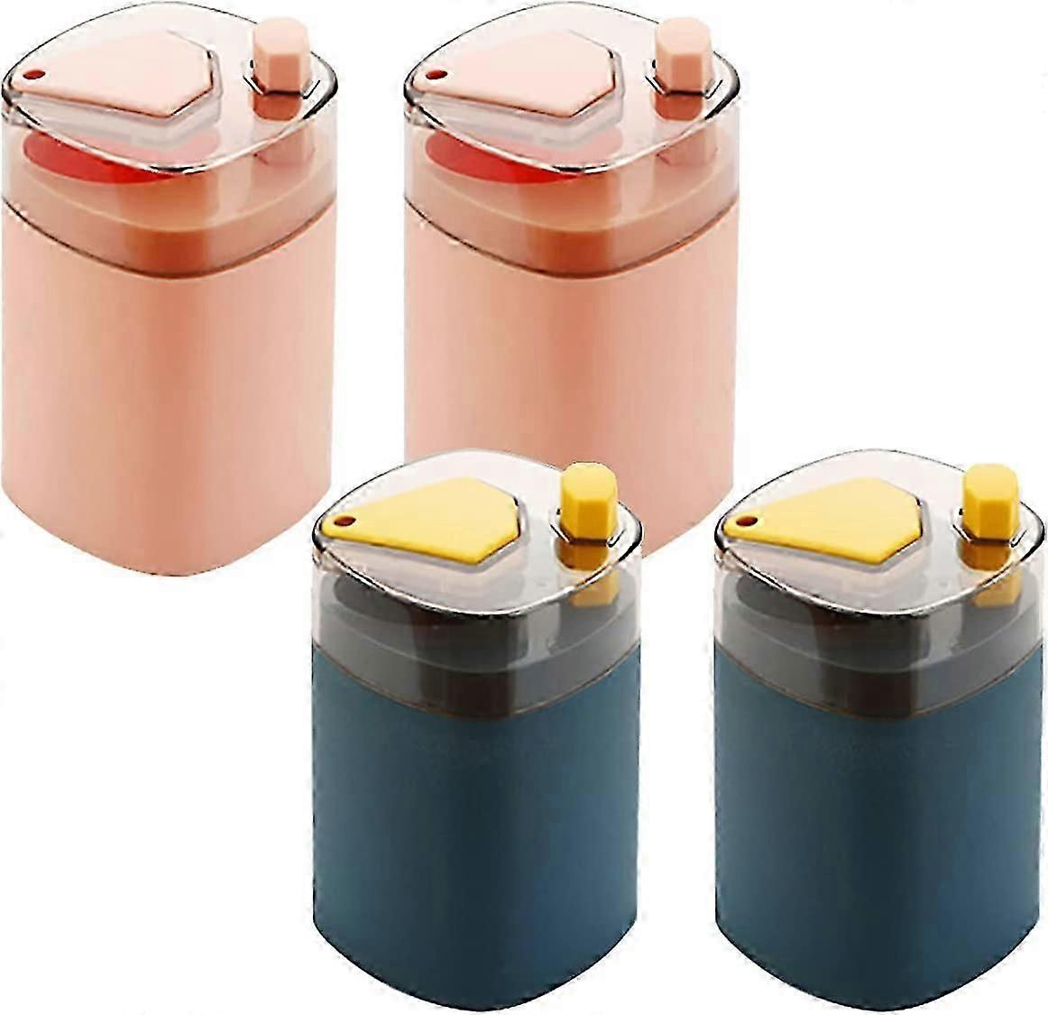 Automatic Toothpick Holder Toothpick Dispenser Case 4PCS Automatic Pop-Up Toothpick Box Toothpick Dispenser