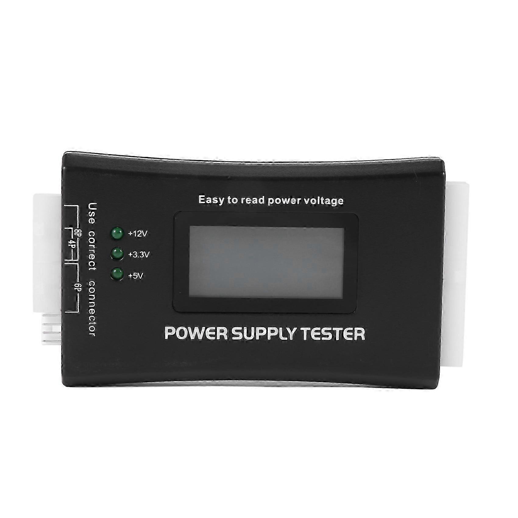 Tester de sursă de alimentare Lcd Hde 20 + 4 pini pentru Atx, Itx, Btx, Pci-e, Sata, Hdd